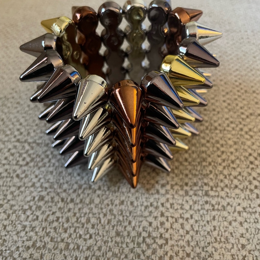 Multicolor Spiked Bracelet